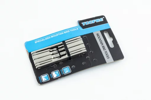 Ключ-набор 8 предметов (шестигранники 2,3,4,5,6мм, отвёртки прямая и фигурная, Т25 ключ-звёздочка), ВЕЛОІНСТРУМЕНТ, YQ-403707