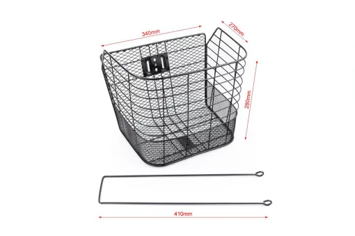Корзина передняя 28" (проволока), чёрная JL-CK055, ВЕЛОАКСЕСУАРИ, YQ-409494