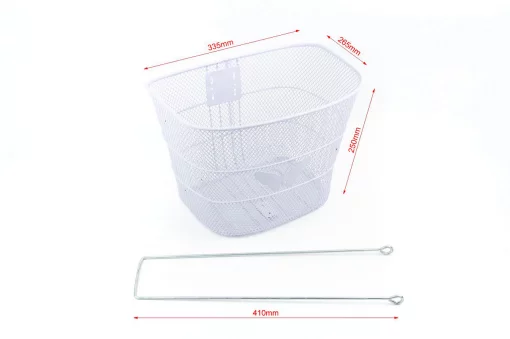 Корзина передняя 28" (сетка), белая "Бабочка" TH-158, ВЕЛОАКСЕСУАРИ, YQ-403563