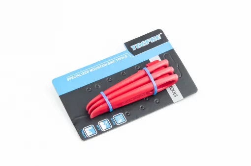 Лопатки бортировочные 3 шт к-кт, пластмассовые, красные, ВЕЛОІНСТРУМЕНТ, YQ-407291