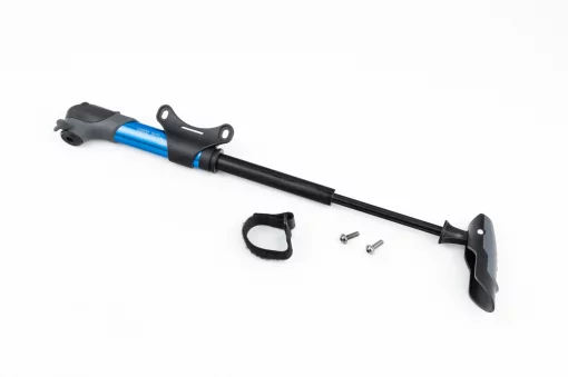 Насос алюминиевый телескопический с Т-ручкой, синий GP 97A, ВЕЛОІНСТРУМЕНТ, YQ-407105