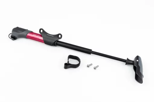 Насос алюминиевый телескопический с Т-ручкой, красный GP 97A, ВЕЛОІНСТРУМЕНТ, YQ-403770