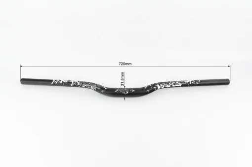 Кермо MTB 31,8х720мм, алюмінієве, чорне MOUNTAIN AL330BT-28, ВЕЛОЗАПЧАСТИНИ, YQ-412377