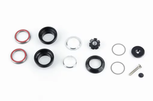 Рулевая колонка 1-1/8" (34/28,6x34/30мм) безрезьбовой вилки, пром-подшипники, чёрная KL-B208, ВЕЛОЗАПЧАСТИНИ, YQ-412172