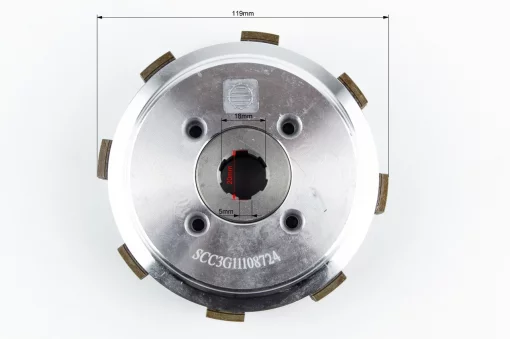 Зчеплення (кошик d-20мм, внутрішня частина d-20мм) тип 3, M178/186F, YQ-625104