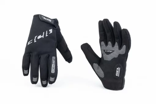 Перчатки M с гелевыми вставками под ладонь, чёрно-серые CLIMA TECH SBG-1932, ВЕЛОЕКІПІРУВАННЯ, YQ-408260