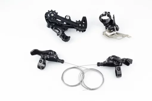 Комплект переключения (групсет) 2x12 скоростей, чёрные AX, ВЕЛОЗАПЧАСТИНИ, YQ-412346