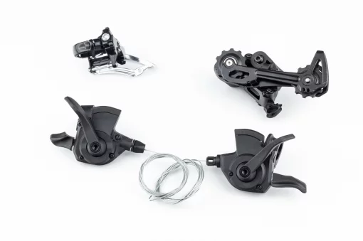 Комплект переключения (групсет) 2x9 скоростей, чёрные A5, ВЕЛОЗАПЧАСТИНИ, YQ-412348