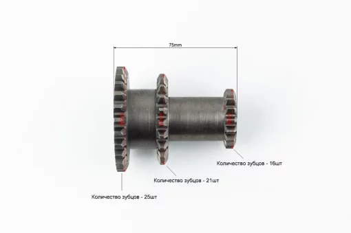 Шестерня КПП первинного валу Z-16x21x25 (три швидкості), M178/186F, YQ-625117