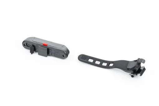 Фонарь задний 100 lumen, Li-ion 3.7V 500mAh зарядка от USB, влагозащитный, чёрный, ВЕЛОАКСЕСУАРИ, YQ-414086