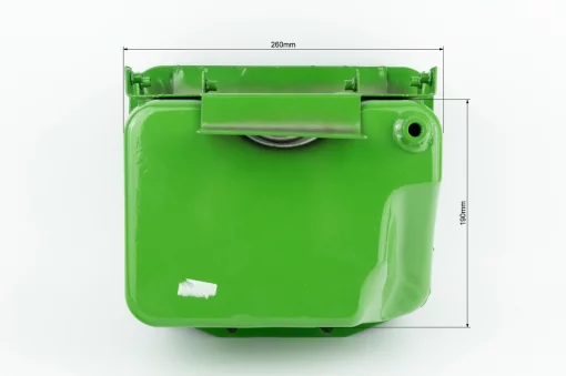 Бак топливный R175A/R180NM, 260x190x165мм, выступ. горловина, отверстие под шланг топливный, D175/180N, YQ-603684