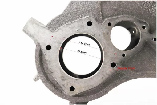 Корпус порожній, кріплення під 5 болтів М12, CROSSER S-180, Мототрактор, YQ-608177