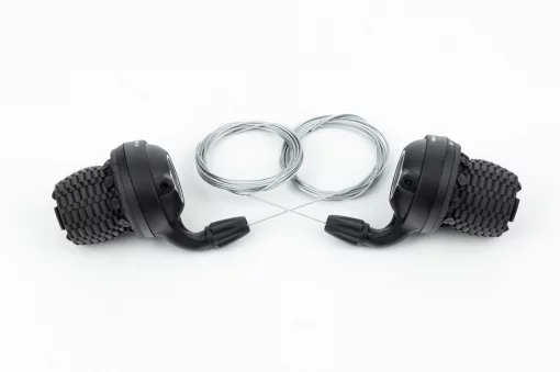 Переключатели (грипшифт) 3x6 скоростей, чёрные MS-12, ВЕЛОЗАПЧАСТИНИ, YQ-406398