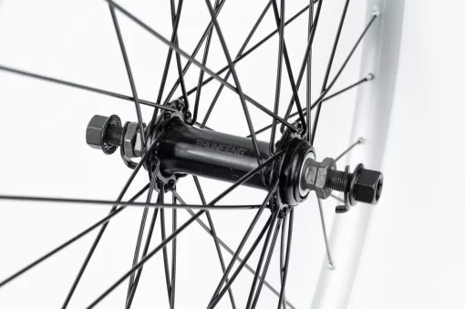 Колесо 24" переднее V-brake, обод "капля" алюминиевый, втулка 14Gх36H, крепл. гайка, "GRAVITY", ВЕЛОКОЛЕСА, YQ-406521