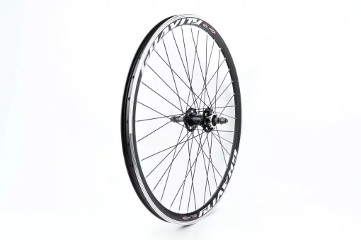 Колесо 26" заднее Disk-brake, обод "капля" алюминиевый, втулка 14Gx36H, пром-подшипники 6200 2RS, под вольнобег, крепл. гайка,