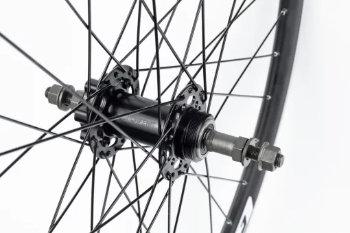 Колесо 26" заднее Disk-brake, обод "капля" алюминиевый, втулка 14Gx36H, пром-подшипники 6200 2RS, под вольнобег, крепл. гайка,