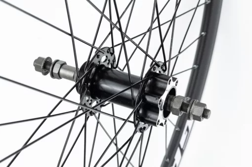 Колесо 26" заднее Disk-brake, обод "капля" алюминиевый, втулка 14Gx36H, пром-подшипники 6200 2RS, под вольнобег, крепл. гайка,