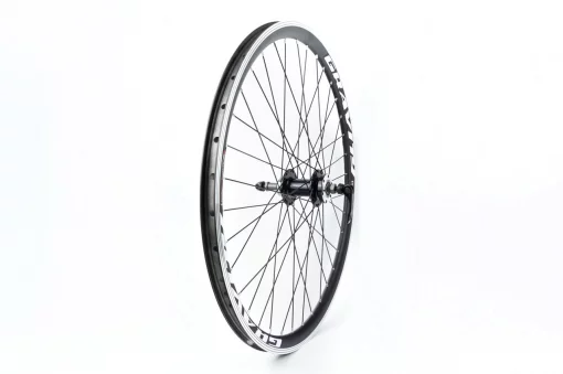 Колесо 26" заднее Disk-brake, обод "капля" и втулка 14Gx36H алюминиевые, пром-подшипники 6200 2RS, под вольнобег, крепл.