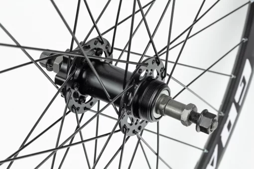 Колесо 27,5" заднее Disk-brake, обод "капля" алюминиевый, втулка 14Gx36H, под вольнобег, крепл. гайка, "GRAVITY", ВЕЛОКОЛЕСА,