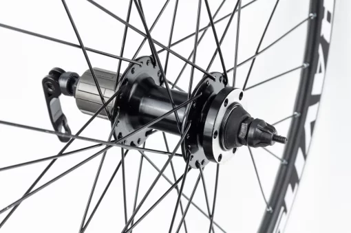 Колесо 27,5" заднее Disk-brake, обод "капля" и втулка Neco (MS37R) 14Gx36H алюминиевые, под кассету 8-9зв, крепл. эксцентрик,