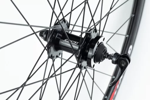 Колесо 27,5" переднее Disk-brake, обод "капля" и втулка Neco (MS37F) 14Gx36H алюминиевые, крепл. эксцентрик, "GRAVITY",