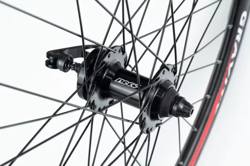 Колесо 27,5" переднее Disk-brake, обод "капля" и втулка Neco (MS37F) 14Gx36H алюминиевые, крепл. эксцентрик, "GRAVITY",