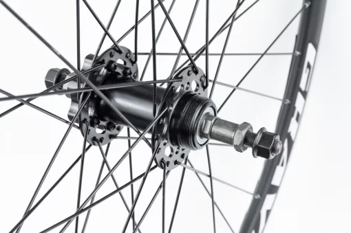 Колесо 29" заднее Disk-brake, обод "капля" алюминиевый, втулка 14Gx36H, под вольнобег, крепл. гайка, чёрное "GRAVITY", ВЕЛОКОЛЕСА,