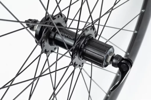 Колесо 29" заднє Disk-brake, обід "крапля" та втулка 14Gx36H алюмінієві, пром-підшипники 6200 2RS, під касету 8-9зв, кріпл.