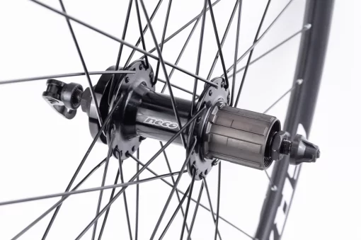 Колесо 29" заднее Disk-brake, обод "капля" и втулка Neco (MS37R) 14Gx36H алюминиевые, под кассету 8-9зв, крепл. эксцентрик,