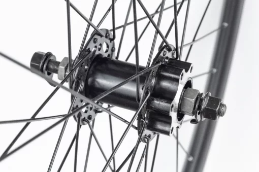 Колесо 29" переднее Disk-brake, обод "капля" алюминиевый, втулка 14Gx36H, крепл. гайка, чёрное "GRAVITY", ВЕЛОКОЛЕСА, YQ-412343