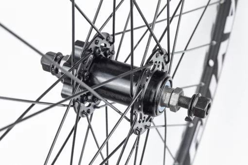 Колесо 29" переднее Disk-brake, обод "капля" алюминиевый, втулка 14Gx36H, крепл. гайка, чёрное "GRAVITY", ВЕЛОКОЛЕСА, YQ-412343