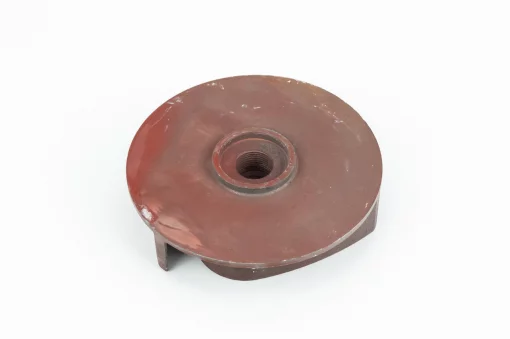 Робоче колесо (крильчатка), D-130мм, під різьблення М20, 3 лопаті, чавун, Мотопомпа, YQ-611096