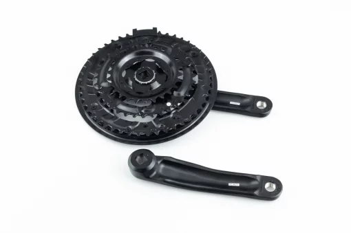 Шатуны "квадрат" 170мм, 48.36.26T MTB, алюминиевые, чёрные ACERA FC-M371, ВЕЛОЗАПЧАСТИНИ, YQ-404344