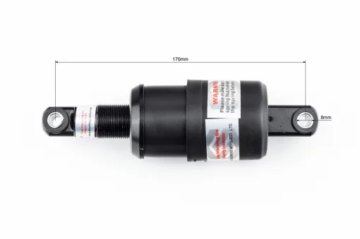 Амортизатор закрытый 170мм регулируемый, чёрный, ВЕЛОЗАПЧАСТИНИ, YQ-412353