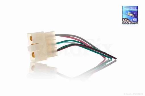 Разъем реле зарядки GY6 6, папа, провода "LIPAI", QT-009529