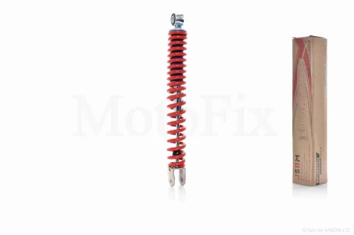 Амортизатор задній Honda, GY6 стандартний 310mm (червоний), QT-017593