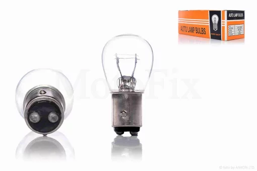 Лампа стопа та габариту S25 12V 21/5W біла , QT-011601