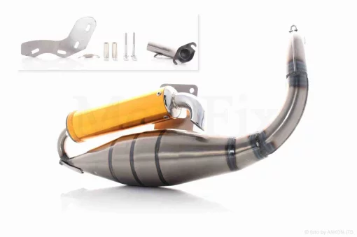 Глушник DIO AF27/28 нержавіюча сталь, тюнінг (золотистий), QT-034683