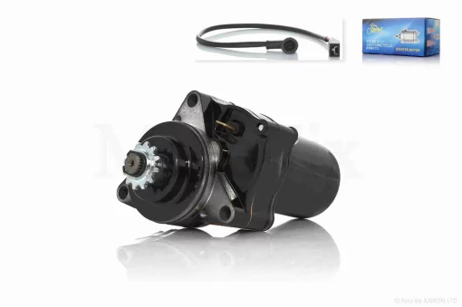 Електростартер Delta 12T, верхній +проводка "LIPAI" (чорний), QT-025805