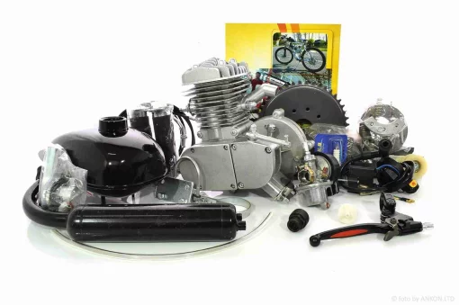 Двигун веломотор 2T 80сс без стартера в зборі, QT-025523