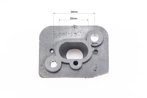 Патрубок карбюратора 1E36F + прокладка к-кт Тип 1, FIX-213510