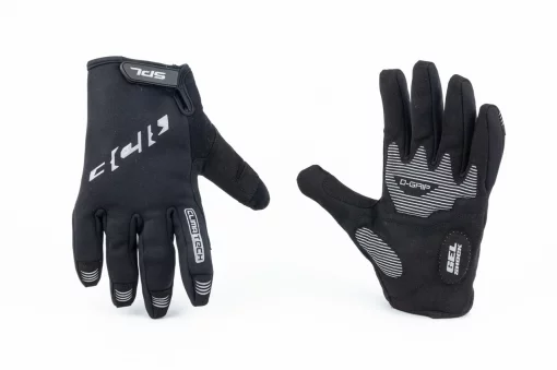 Перчатки XL с гелевыми вставками под ладонь, чёрно-серые CLIMA TECH SBG-1932, ВЕЛОЕКІПІРУВАННЯ, YQ-408262