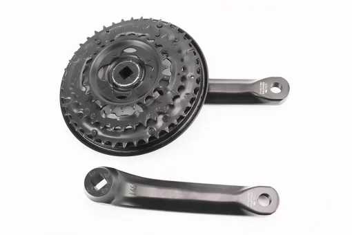 Шатуны "квадрат" 170мм, 42.34.24T MTB, алюминиевые, чёрные Tourney FC-TY301, FIX-404142