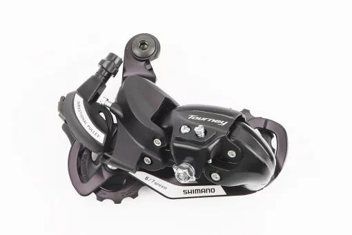 Перемикач ланцюга задній 6/7зв. кріпл. болт, чорний Tourney RD-ТY 500, FIX-404211