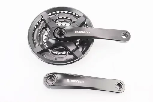 Шатуни "квадрат" 170мм, 42.34.24T MTB, алюмінієві, чорні FC-TY501, FIX-404245