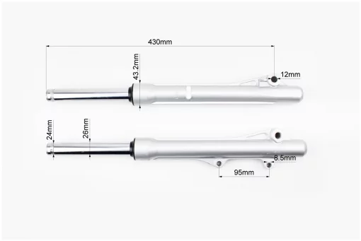 Амортизатор передний (перья), лев., прав. к-кт 430мм, FIX-320199