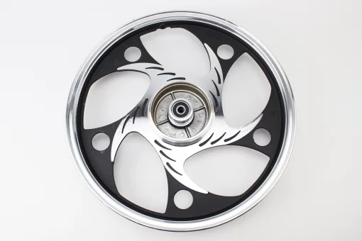 Диск задний литой 1,6-17" ALPHA/ACTIVE "волна", черный (ось 12мм), FIX-320214