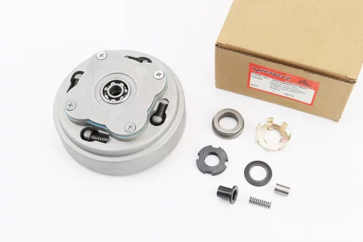 Сцепление двухдисковое в сборе (корзина) Delta 70/110cc "механика" + 9 деталей, FIX-320462