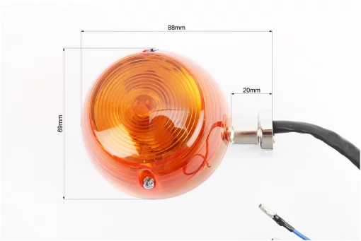 Поворотник лев., прав. "хром круглые" к-кт 4 шт ПРОЧНЫЕ, FIX-338496