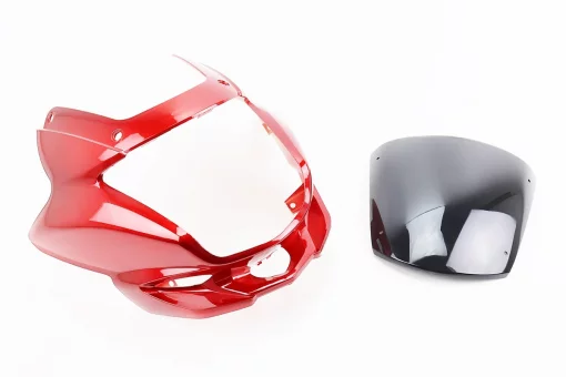 Пластик - обтекатель фары + ветровик, КРАСНЫЙ, FIX-998654